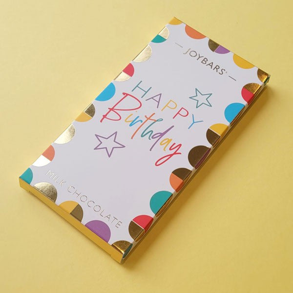 Milk Chocolate Happy Birthday Message Bar (80g)