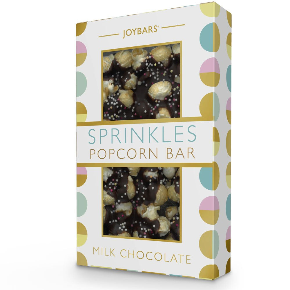 Milk Chocolate Sprinkles Popcorn Bar (100g)