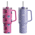 K-POP Printed Double Wall Tumbler With Handle