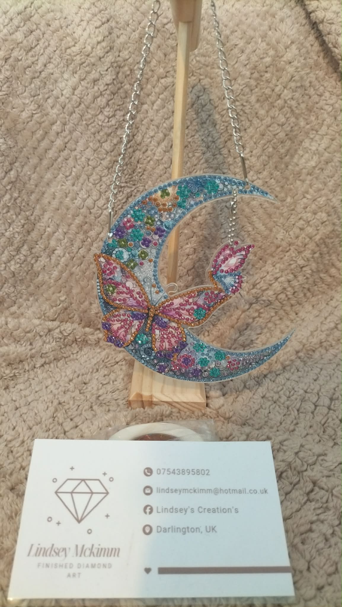 Moon & Butterfly Sun Catcher