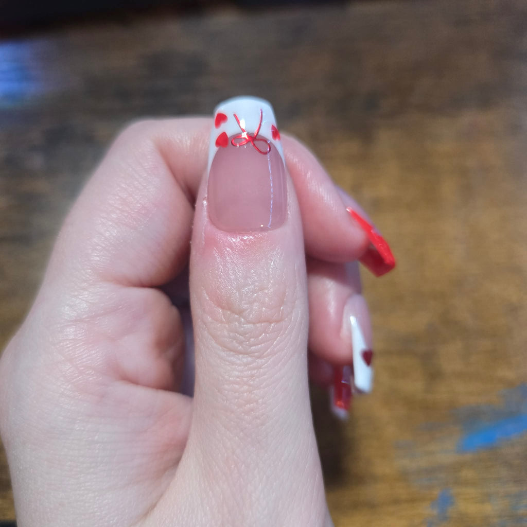Cherry Valentine Nail Set