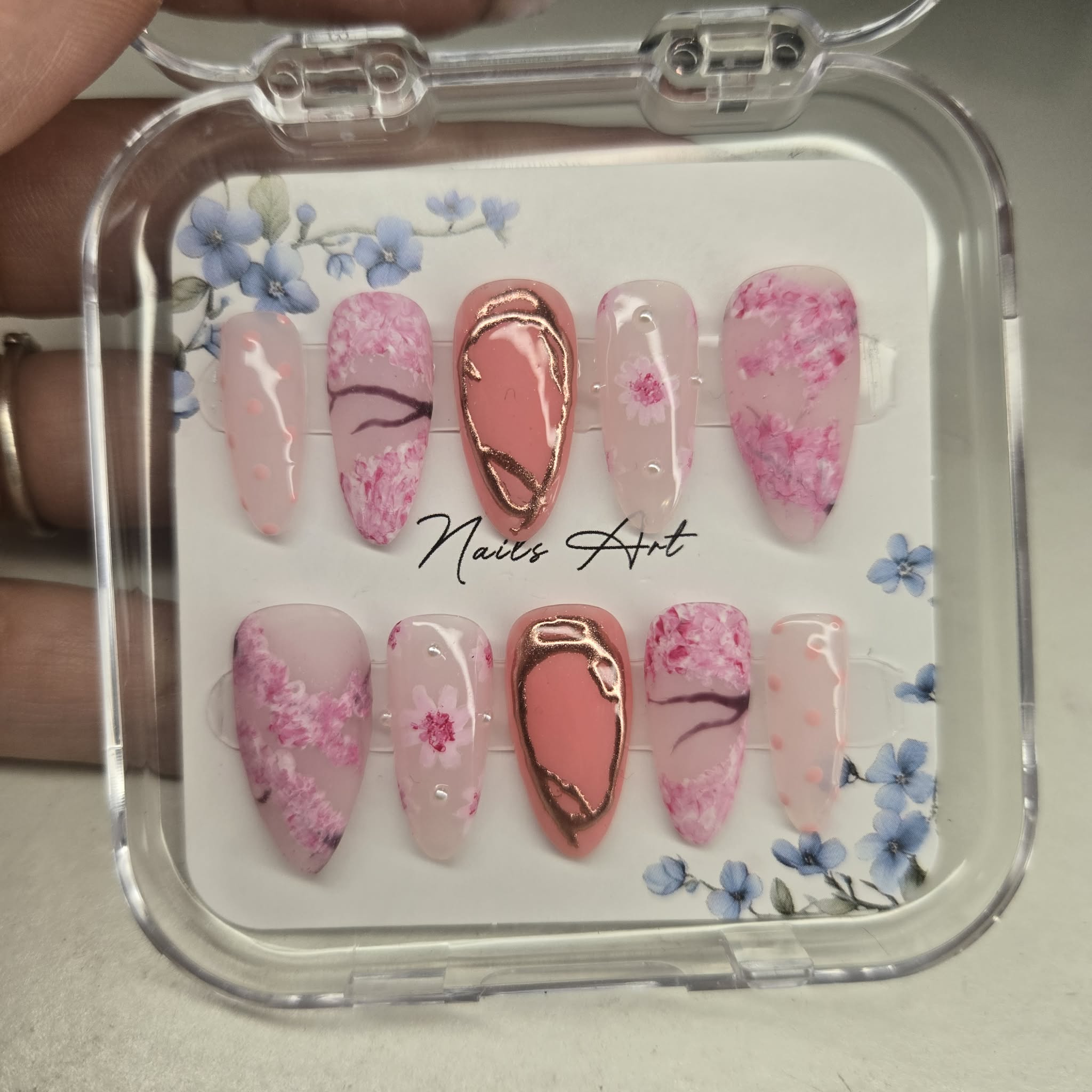 Blooming Blossoms Nail
