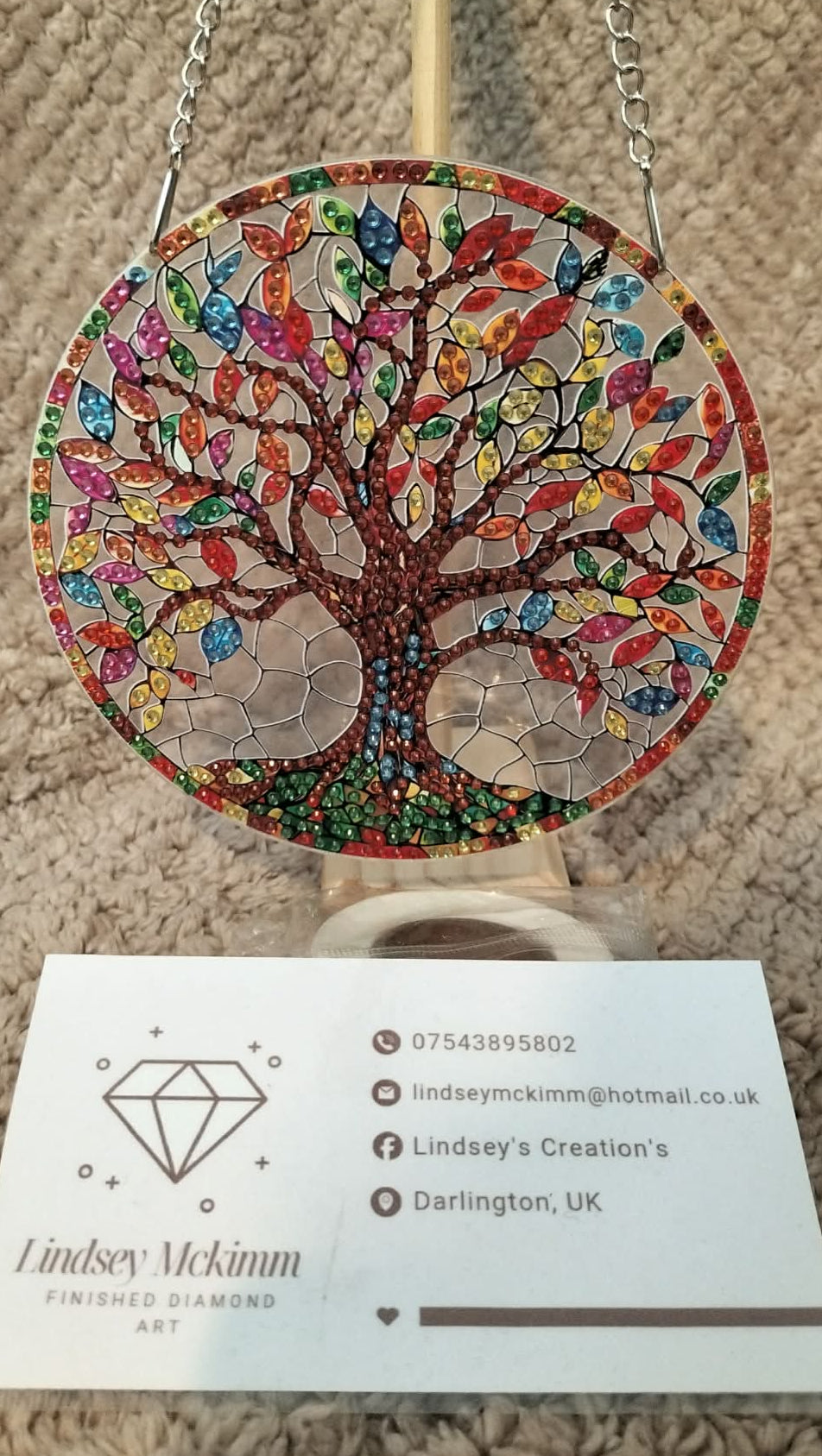 Rainbow Tree Of Life Sun Catcher