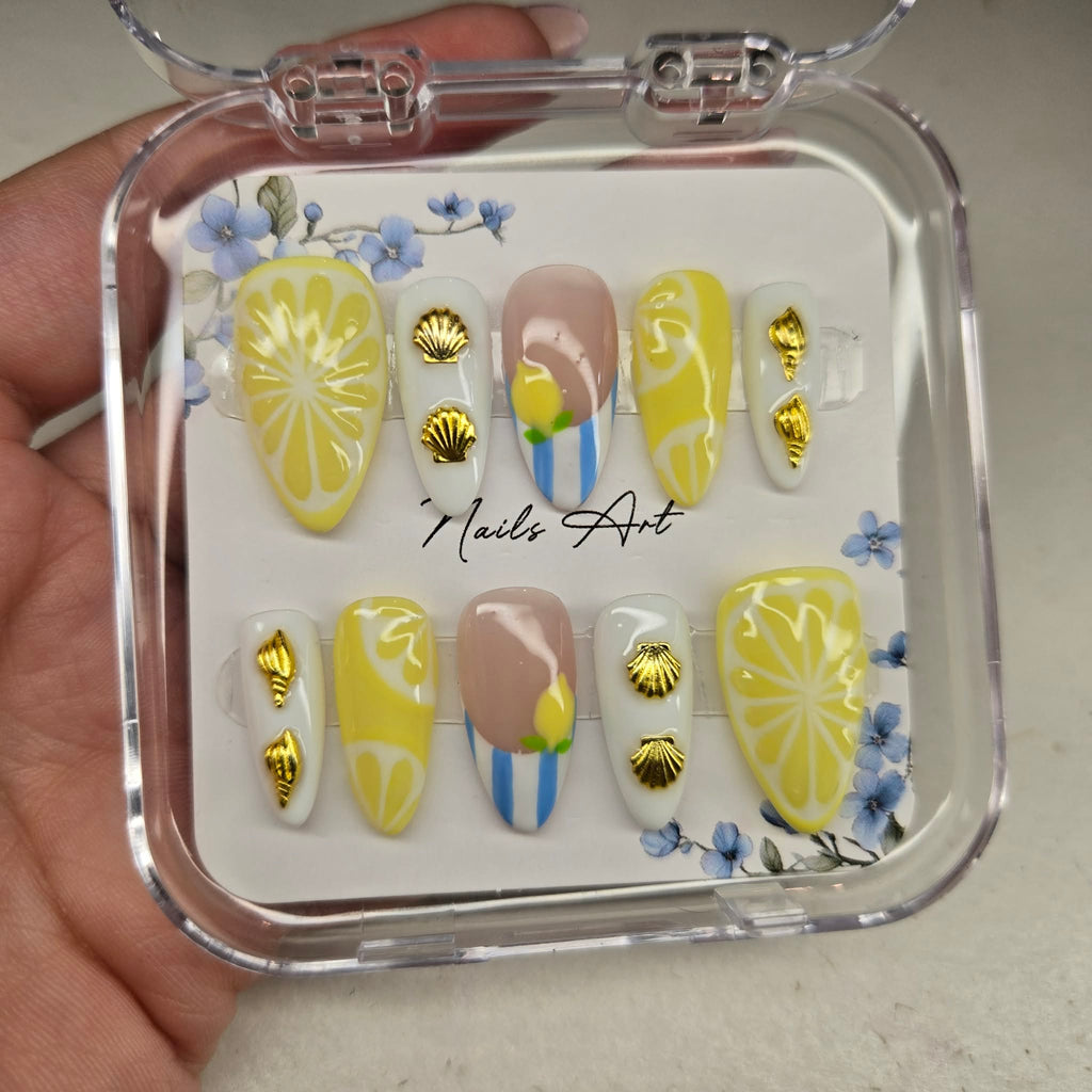 Summery Beach Nail Set