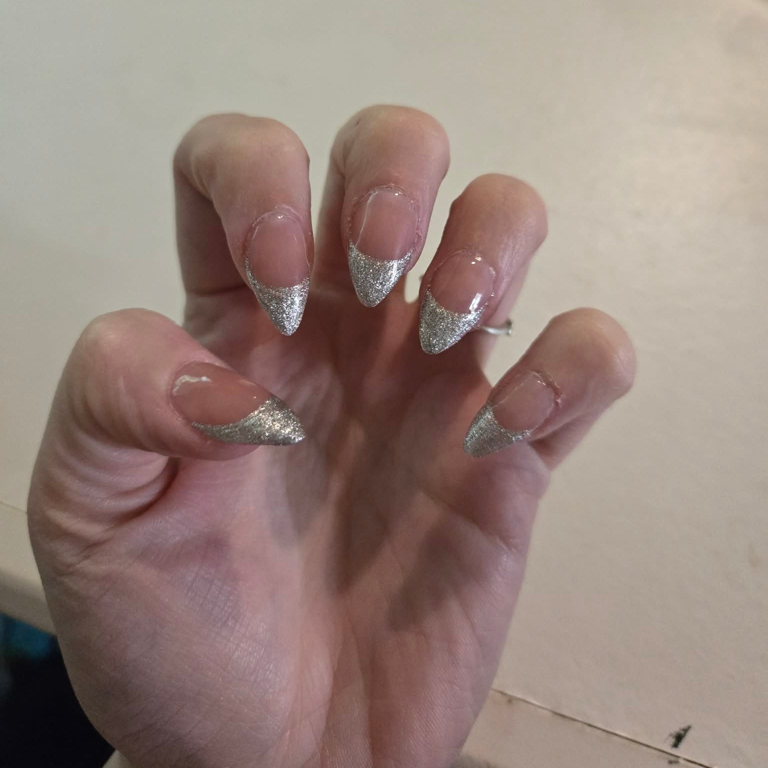 Sliver Frenchies Nail Set
