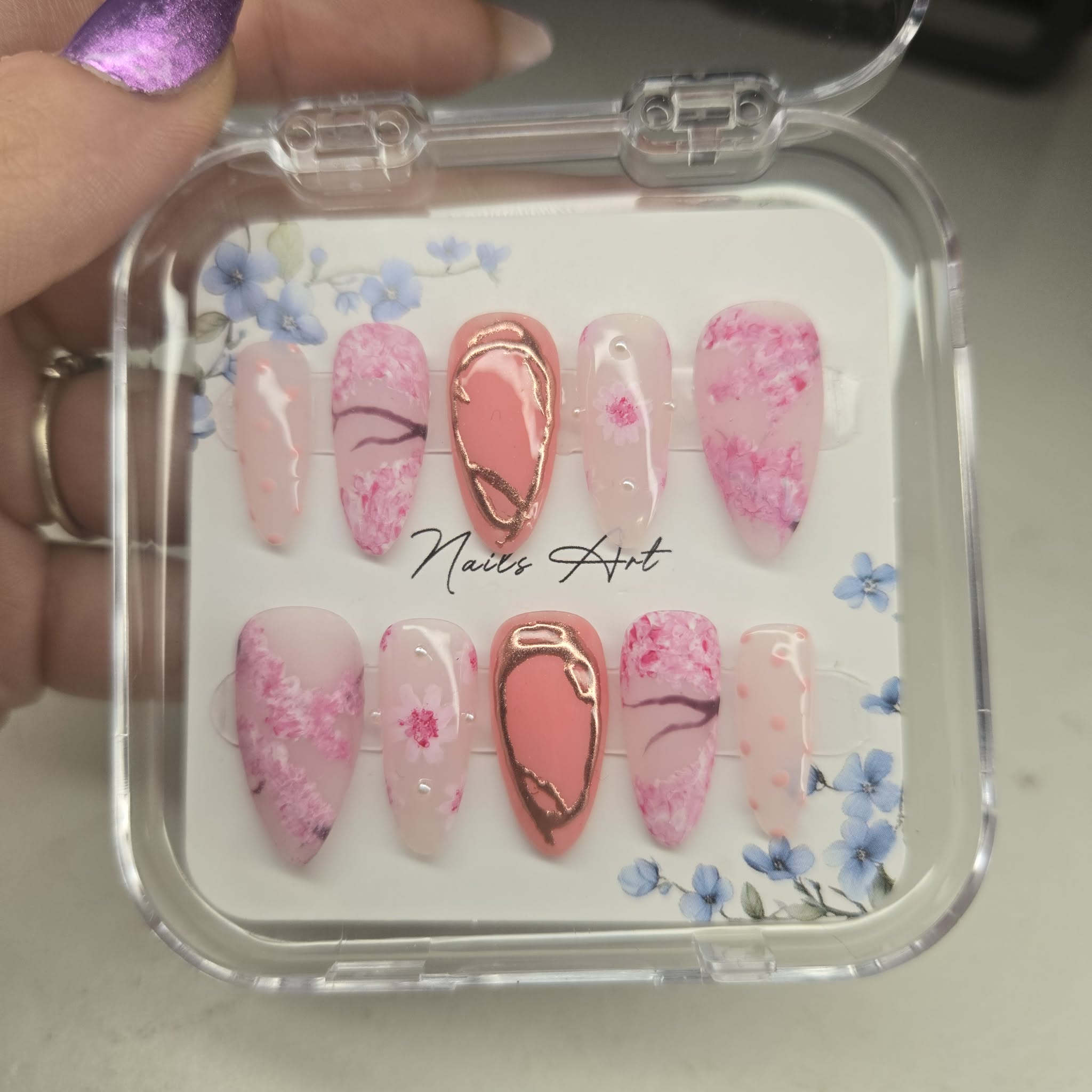 Blooming Blossoms Nail