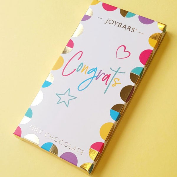 Milk Chocolate Congrats Message Bar (80g)