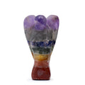 Mini Hand Carved Gemstone Angel - Seven Chakra Bonded