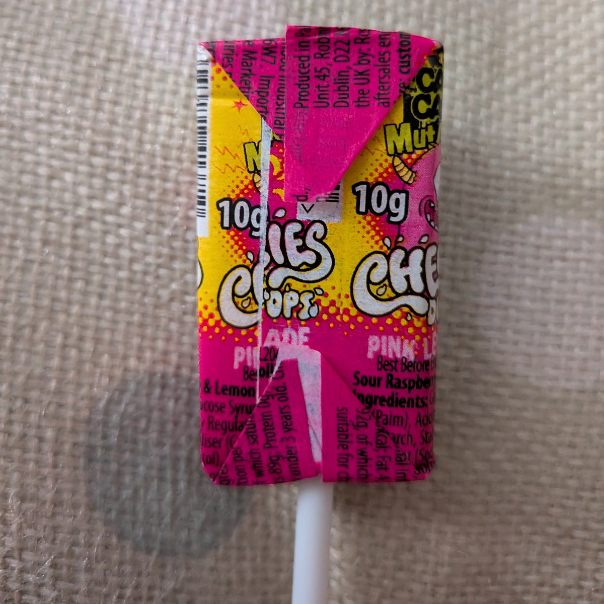 Candy Castle Mutations Chewbies Duo Pops Pink Lemonade macro detail shot | The Cherry Blossom Collective