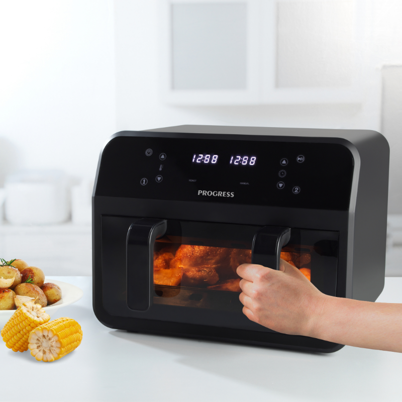 Progress Dual View Air Fryer - 7 Litre