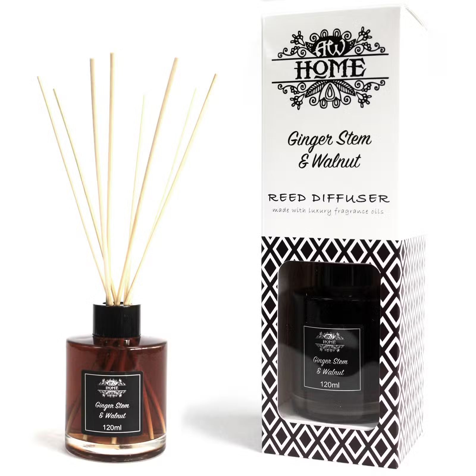 Reed Diffuser - Ginger Stem & Walnut