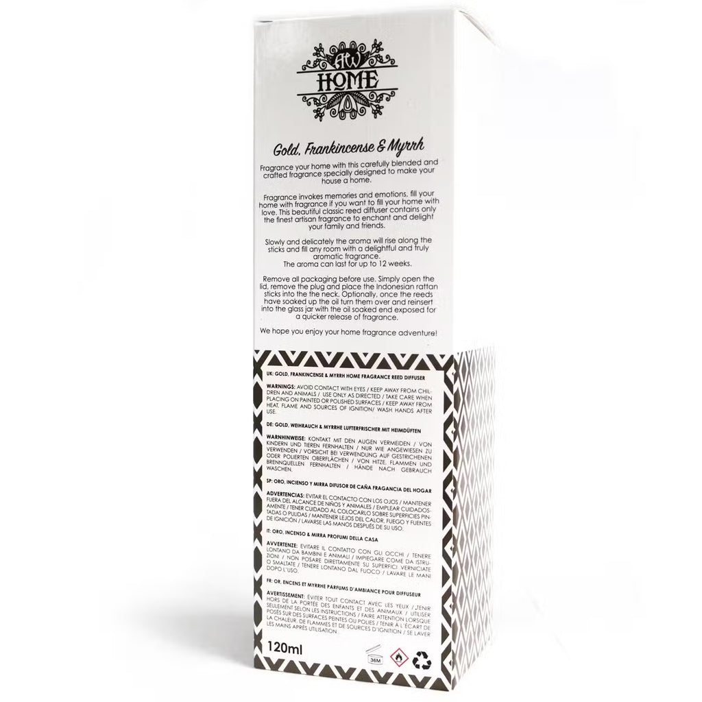 Reed Diffuser - Gold, Frankincense & Myrrh