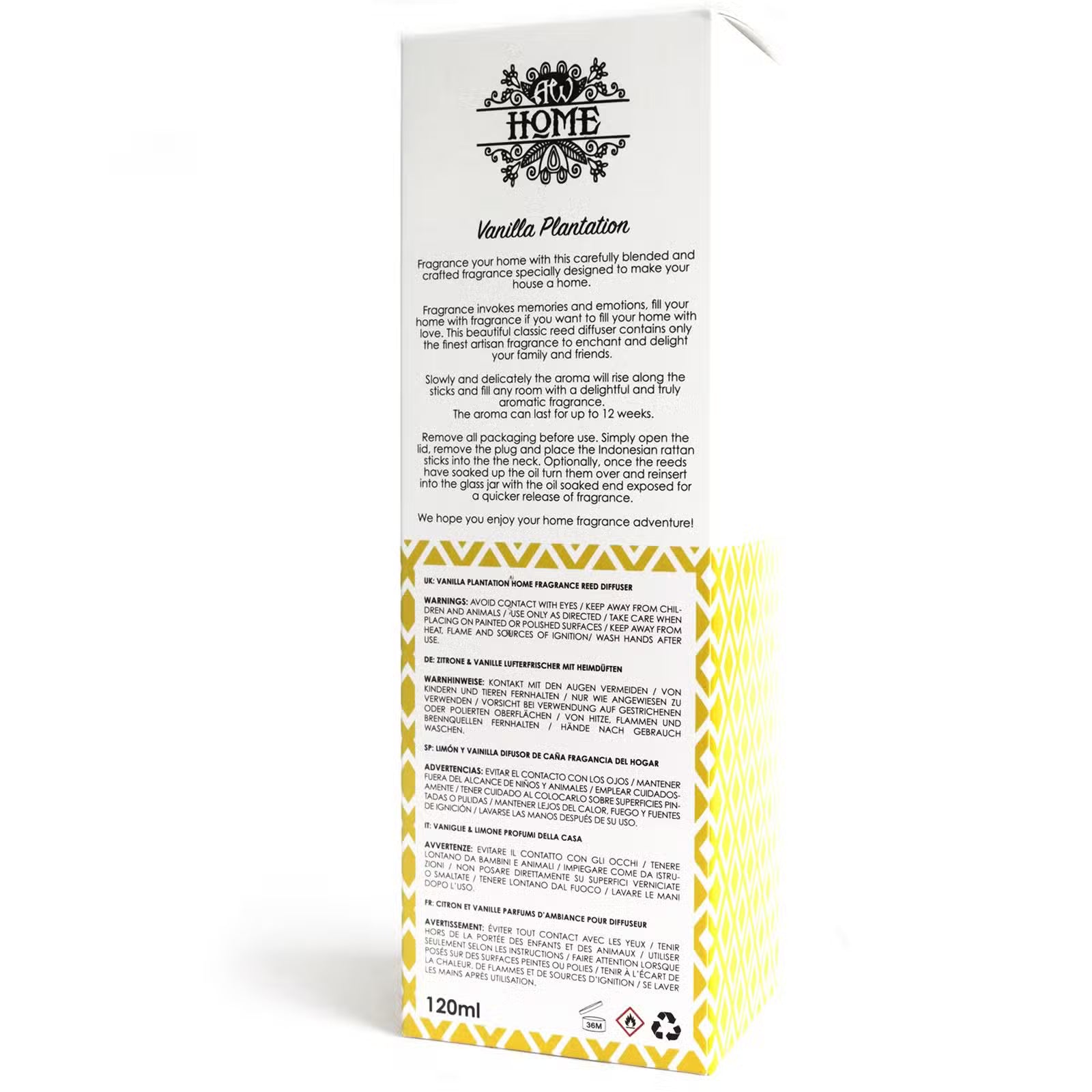 Reed Diffuser - Vanilla Plantation