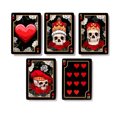 Skulls and Roses Standard Playing Card Deck