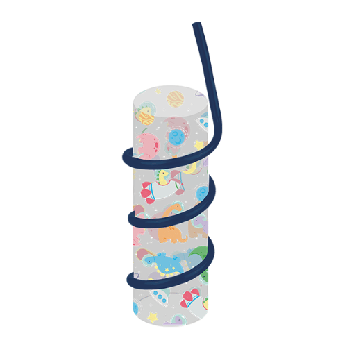 Tumblers With Swirly Straws