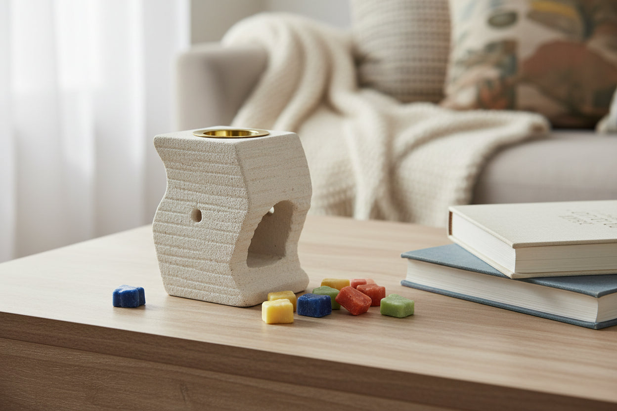 Stone Oil Burner - Stepped Wave