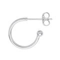 Superior 15mm Ear Hoop & Ball with Scrolls