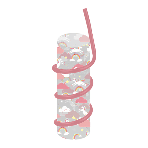 Tumblers With Swirly Straws