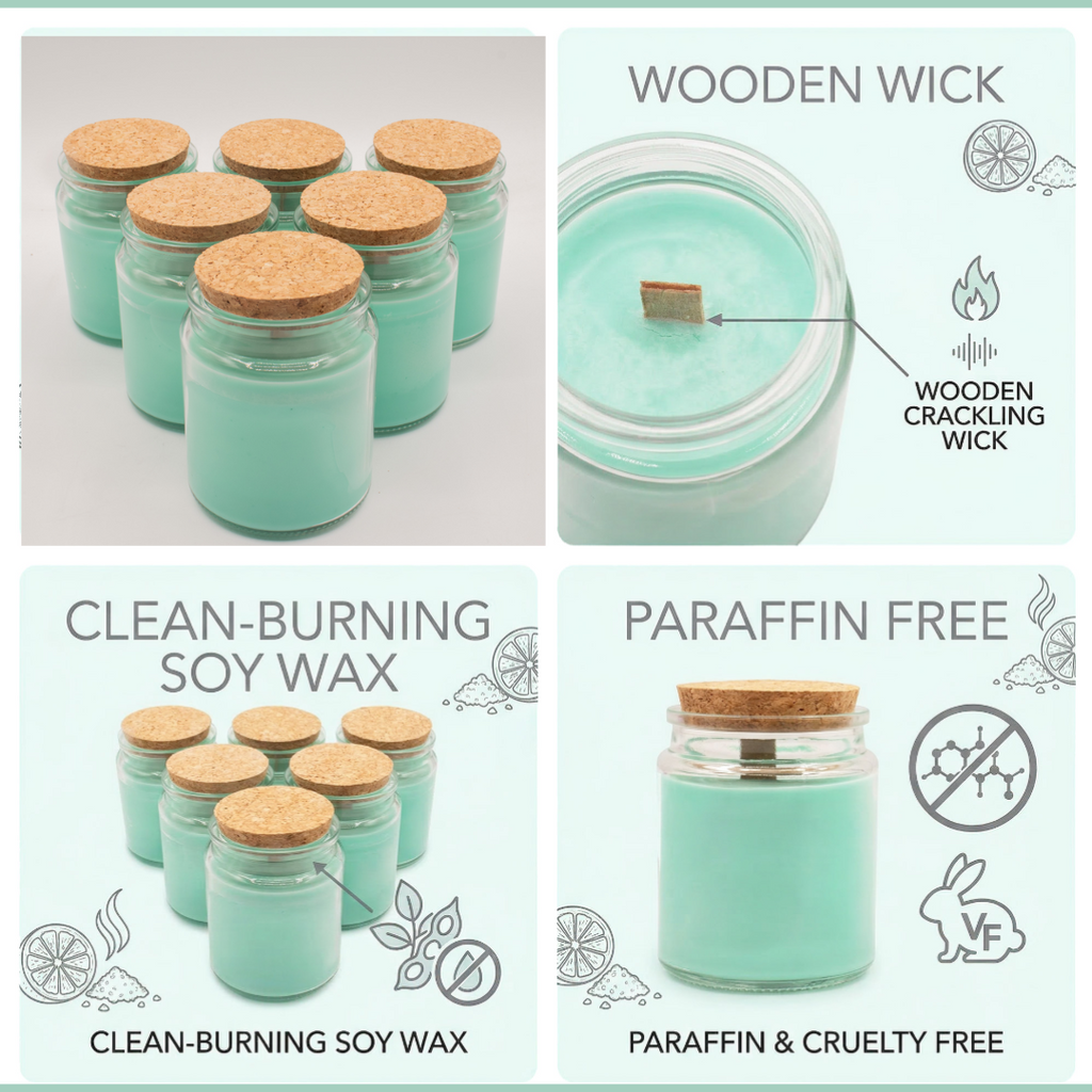 Woodwick Soy Candle - Sage & Mintwood
