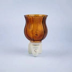 Wax Warmer Ribbed Glass Plug-In