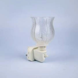 Wax Warmer Ribbed Glass Plug-In